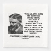 George B. Shaw I Don't Believe In Circumstances Servet (Voorkant)