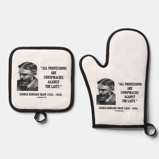 George B. Shaw Professions Conspiracies Laity Ovenwant & Pannenlap Set (Voorkant)