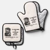 George B. Shaw Professions Conspiracies Laity Ovenwant & Pannenlap Set (Voorkant / Achterkant)