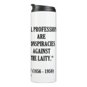 George B. Shaw Professions Conspiracies Laity Thermosbeker (Geroteerd rechts)