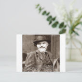 George B Shaw "Verander Iets" Wijsheid Geschenken Briefkaart (Staand voorkant)