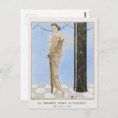 George Barbier, Art Deco Briefkaart (Voorkant / Achterkant)