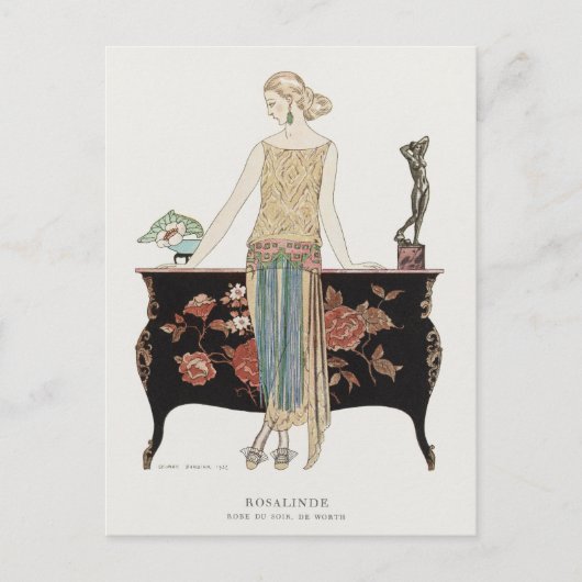 George Barbier, Art Deco Briefkaart (Voorkant)