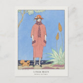 George Barbier, Art Deco Briefkaart (Voorkant)