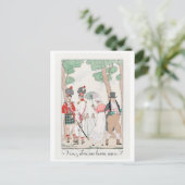 George Barbier, Art Deco Briefkaart (Staand voorkant)