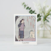 George Barbier, Art Deco Briefkaart (Staand voorkant)