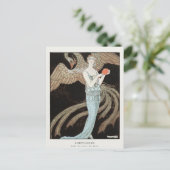 George Barbier, Art Deco Briefkaart (Staand voorkant)