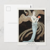George Barbier, Art Deco Briefkaart (Voorkant / Achterkant)