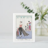 George Barbier, Art Deco Briefkaart (Staand voorkant)