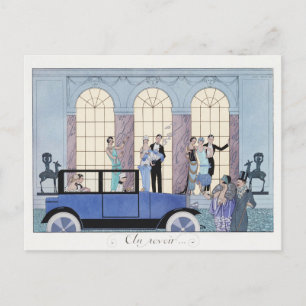 George Barbier, Art Deco Briefkaart