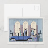 George Barbier, Art Deco Briefkaart (Voorkant / Achterkant)