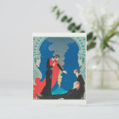 George Barbier, Art Deco Briefkaart (Staand voorkant)