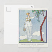 George Barbier, Art Deco Briefkaart (Voorkant / Achterkant)