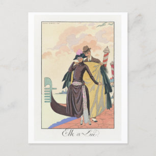 George Barbier, Art Deco Briefkaart