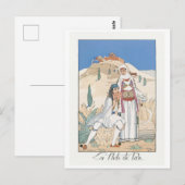 George Barbier, Art Deco Briefkaart (Voorkant / Achterkant)
