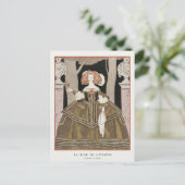 George Barbier, Art Deco Briefkaart (Staand voorkant)