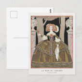 George Barbier, Art Deco Briefkaart (Voorkant / Achterkant)