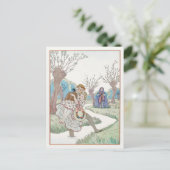 George Barbier, Art Deco Briefkaart (Staand voorkant)