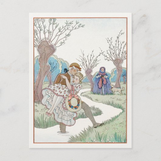 George Barbier, Art Deco Briefkaart (Voorkant)