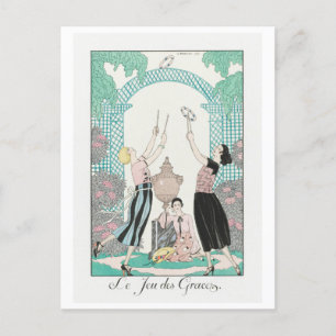 George Barbier, Art Deco Briefkaart