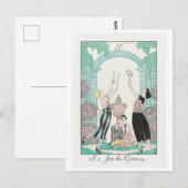 George Barbier, Art Deco Briefkaart (Voorkant / Achterkant)