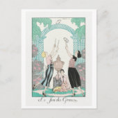 George Barbier, Art Deco Briefkaart (Voorkant)