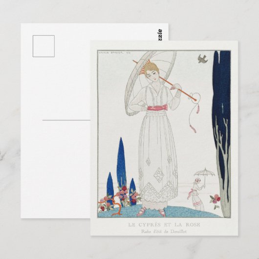 George Barbier, Art Deco Briefkaart (Voorkant / Achterkant)