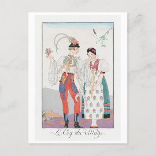 George Barbier, Art Deco Briefkaart