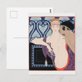 George Barbier, Art Deco Briefkaart (Voorkant / Achterkant)