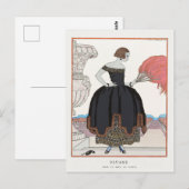 George Barbier, Art Deco Briefkaart (Voorkant / Achterkant)