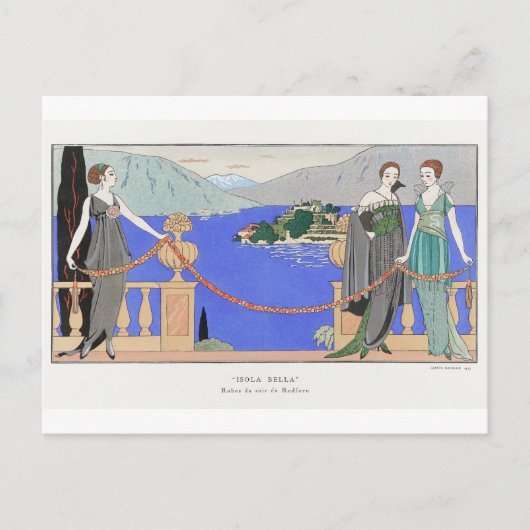 George Barbier, Art Deco Briefkaart (Voorkant)