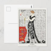 George Barbier, Art Deco Briefkaart (Voorkant / Achterkant)