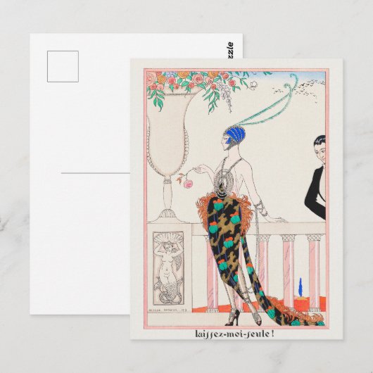 George Barbier, Art Deco Briefkaart (Voorkant / Achterkant)