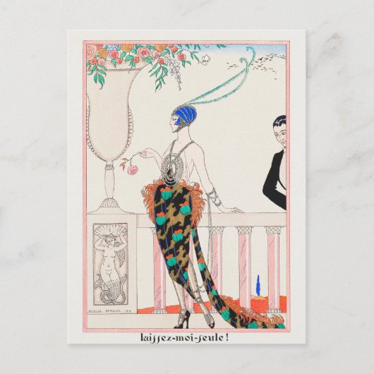 George Barbier, Art Deco Briefkaart (Voorkant)