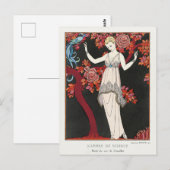 George Barbier, Art Deco Briefkaart (Voorkant / Achterkant)