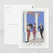 George Barbier, Art Deco Briefkaart (Voorkant / Achterkant)