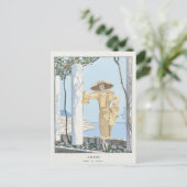 George Barbier, Art Deco Briefkaart (Staand voorkant)