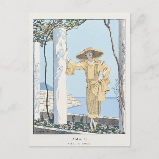 George Barbier, Art Deco Briefkaart (Voorkant)