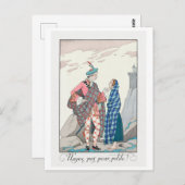 George Barbier, Art Deco Briefkaart (Voorkant / Achterkant)