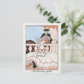 George Barbier, Art Deco Briefkaart (Staand voorkant)