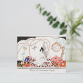 George Barbier, Art Deco Briefkaart (Staand voorkant)