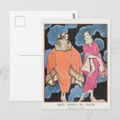 George Barbier, Art Deco Briefkaart (Voorkant / Achterkant)