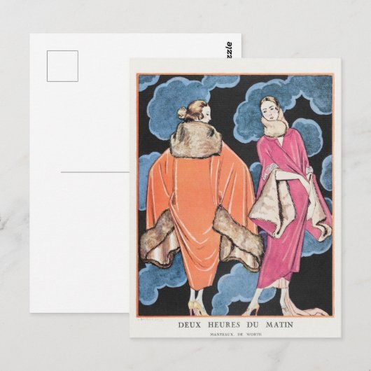 George Barbier, Art Deco Briefkaart (Voorkant / Achterkant)