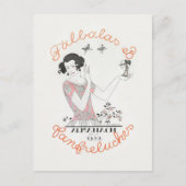 George Barbier, Art Deco Briefkaart (Voorkant)