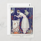 George Barbier, Art Deco Briefkaart (Voorkant / Achterkant)