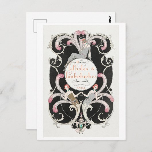 George Barbier, Art Deco Briefkaart (Voorkant / Achterkant)