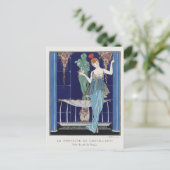 George Barbier, Art Deco Briefkaart (Staand voorkant)