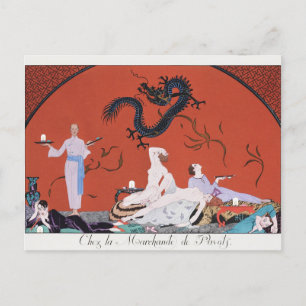 George Barbier, Art Deco Briefkaart
