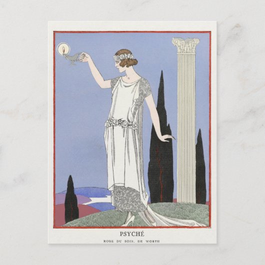 George Barbier, Art Deco Briefkaart (Voorkant)