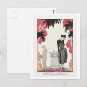 George Barbier, Art Deco Briefkaart (Voorkant / Achterkant)